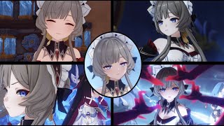 【原神劇場版アニメ】傀儡サンドローネ家のかわいい家族プロンニアのカッコいい全戦闘ムービーまとめ～ファデュイ執行官第三位コロンビーナは考察す～【Genshin Impact/空月の歌・続奏ver6.0】