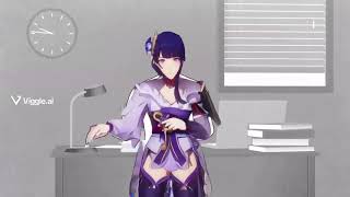 あたふたする雷電将軍