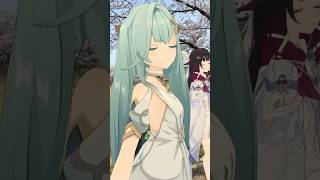 【桜開花の メッセージ 3/3】百花台の桜は ほぼ満開  原神のファルザンたちが桜の木の下で「メッセージ」【原神 AR ダンス】