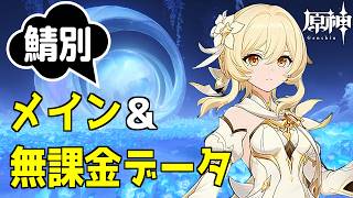 【原神】後半のガチャ情報来た。そろそろ幽境の聖遺物ボーナスが終わりそう～