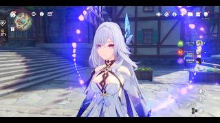 原神　雷電将軍＆スカーク＆ナヒーダでデイリー任務#７５９。地脈の花 概要欄見てね