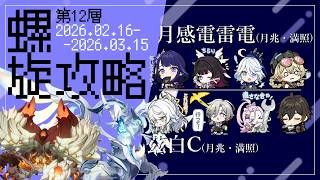 【ver.Luna5】狐桜の螺旋攻略備忘録⑤／解説・小言付き【🦊月感電雷電将軍/茲白🌸】#原神