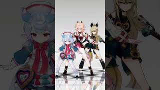 【原神/リンネア/綺良々/シグウィン】Roll’n Rock/Bali Bandits【Linnea/Kirara/Sigewinne/MMD】