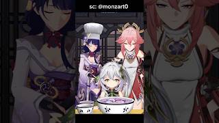 This poisones #genshinimpact #yaemiko #raidenshogun #nahida