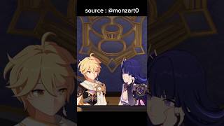 aether is really brave #genshinimpact #aether #raidenshogun