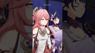 I will marry you #genshinimpact #yaemiko #raidenshogun #aether #animation