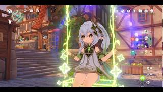 原神 雷電将軍&スカーク&ナヒーダでデイリー任務#853。 概要欄見てね