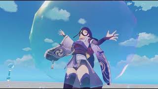 原神　雷電将軍　リョナ　シャボン玉拘束　改良版
