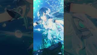 【原神】見て見て、あたしの「しっぽ」。 #原神スネージナヤ #ヴォジャニーツァ #氷雪の物語